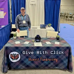 Give With Click (Jeremiah) at FETC 2025 Exhibitor Booth
